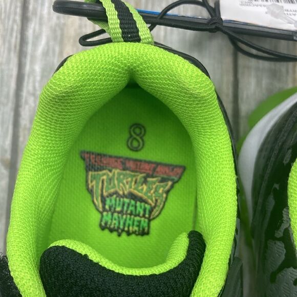 Teenage Mutant Ninja Turtles Toddler Boy Slip On Light-Up Sneakers Shoes Size 8 - Picture 6 of 13